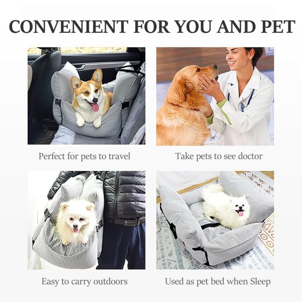 Car Seat Booster Seat for Dogs, Pet Travel Bed - Image 2