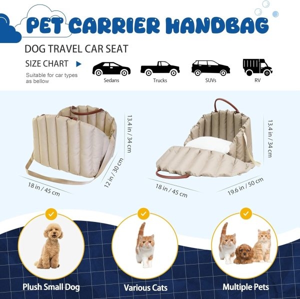 Dog Car Seat and Pet Carrier for Small and Medium Dogs - Image 11