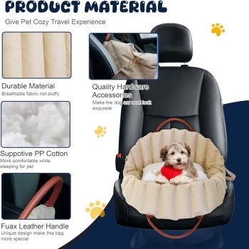 dog car seat pet carrier for travel 3878