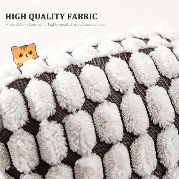 Modern Fluffy Cat & Small Dog Bed with Washable Cover - Image 9