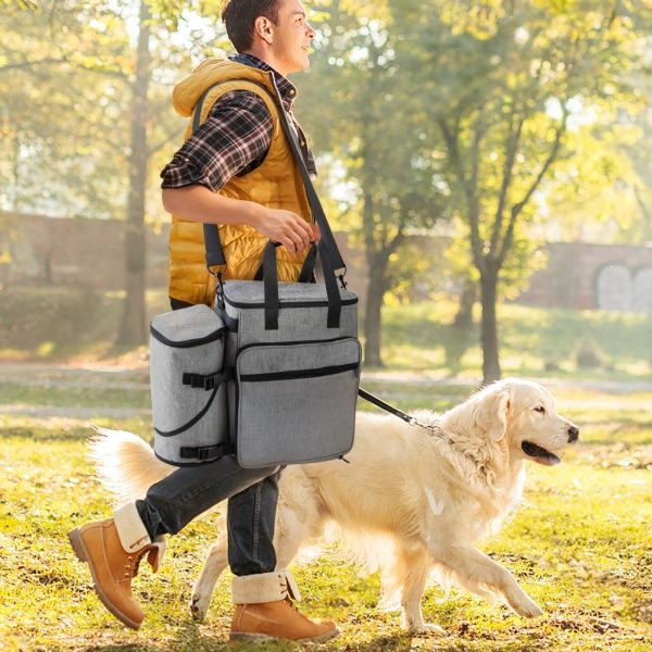 Dog Travel Bag Backpack with Dog Food Storage Container - Image 13