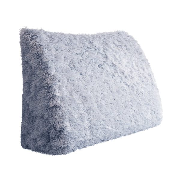 Headboard Wedge Pillow Large Reading Pillow Plush Blue - Image 13