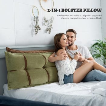 headboard reading support pillow cushion 3785