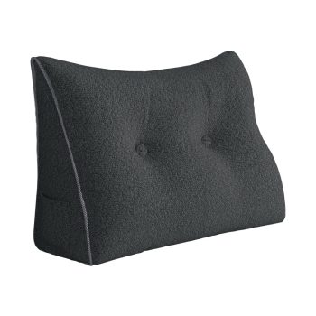 large headboard reading pillow gray 3975