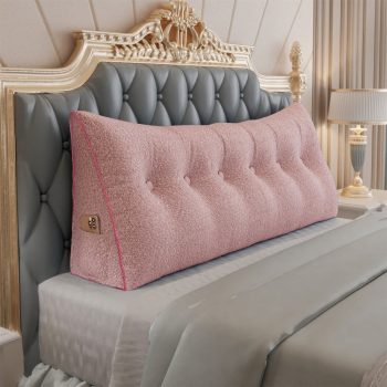 large headboard reading pillow pink 3941