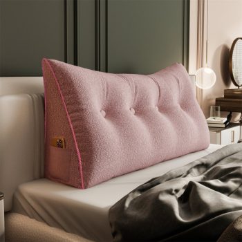 large headboard reading pillow pink 3943