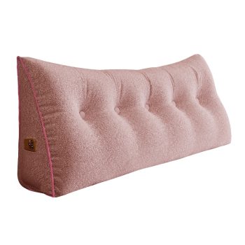 large headboard reading pillow pink 3946