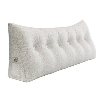 large headboard reading pillow white 3962