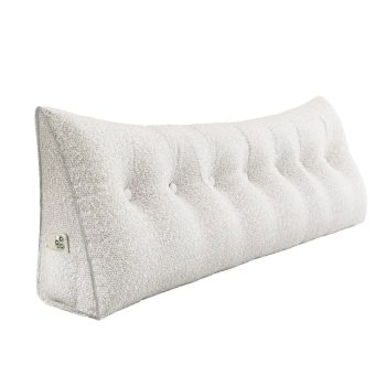 large headboard reading pillow white 3963