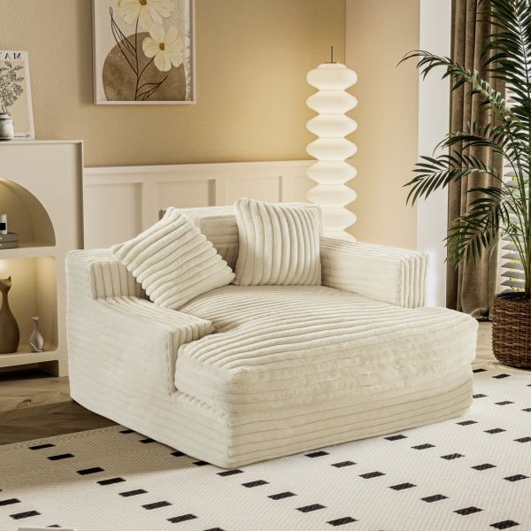 Large Floor Loveseat - Cozy Chair for Home Spaces - Image 2