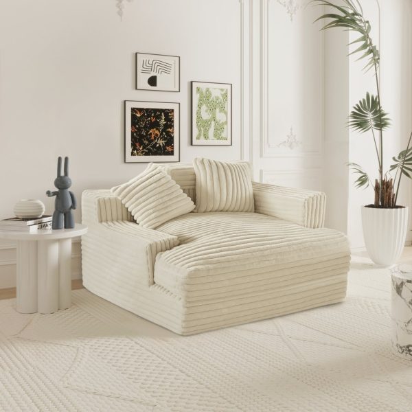 Large Floor Loveseat - Cozy Chair for Home Spaces - Image 8