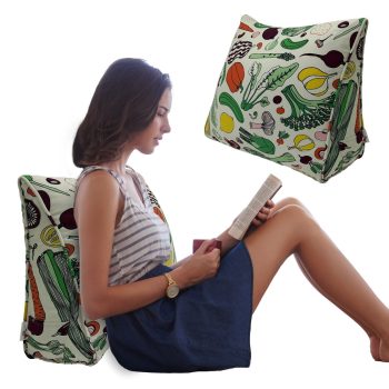 reading back support pillow veggies 3678