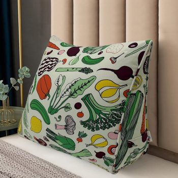 reading back support pillow veggies 3679