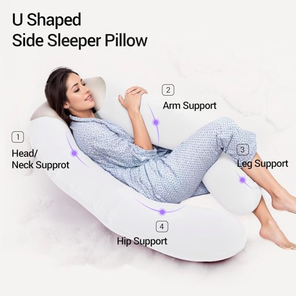 Comfort U-Shape Pillow for Full Body Support - Image 2