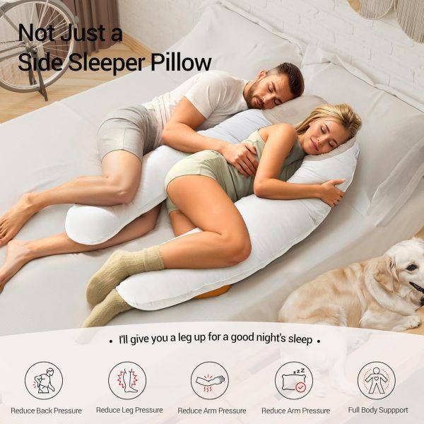 Comfort U-Shape Pillow for Full Body Support - Image 3