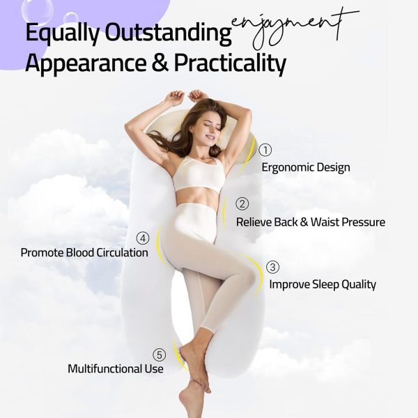 Comfort U-Shape Pillow for Full Body Support - Image 8