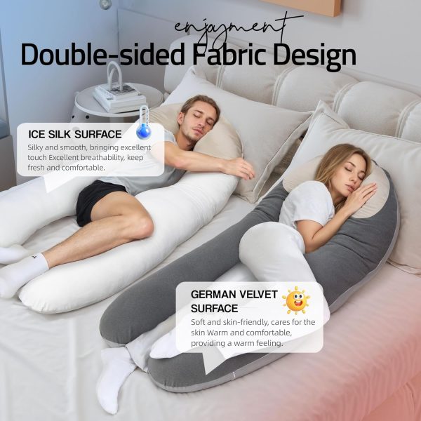 Comfort U-Shape Pillow for Full Body Support - Image 12