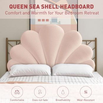 seashell shaped headboard cushion 09