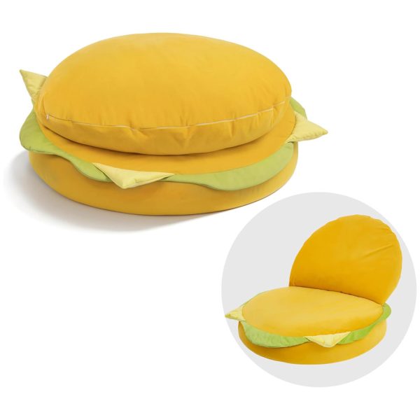 Hamburger Floor Sofa - Funny Plush Couch for Home Decor - Image 7